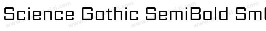 Science Gothic SemiBold SmCnd字体转换